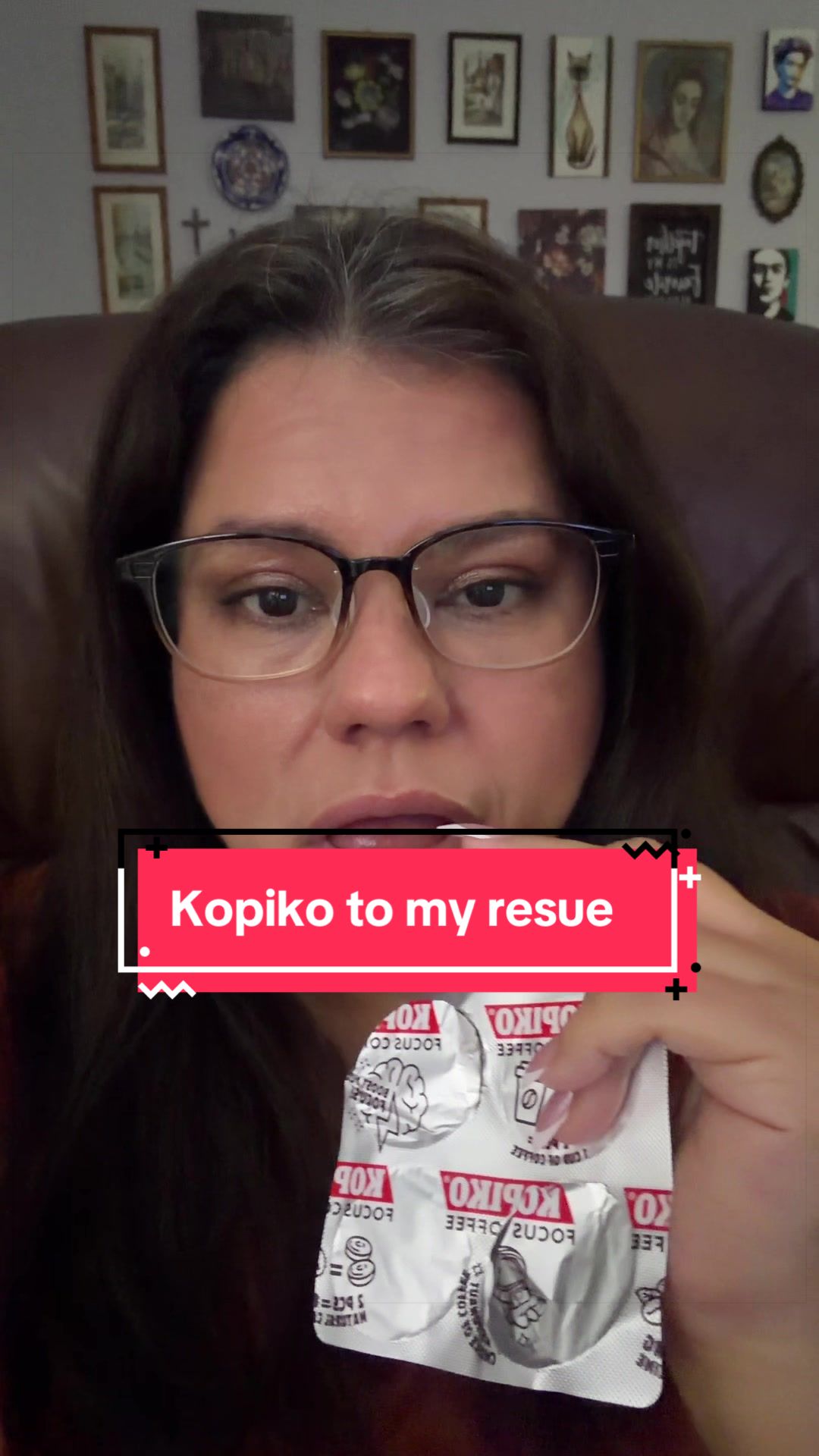 TikTok post by @lizhemafree for Kopiko USA. Caption reads: I love @Kopiko US #kopiko #kdrama #kdramalover....