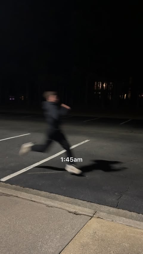 Instagram post by @chasesdayinthelife for Peacock. Caption reads: #peacockpartner Running a 5k in the middle of the....