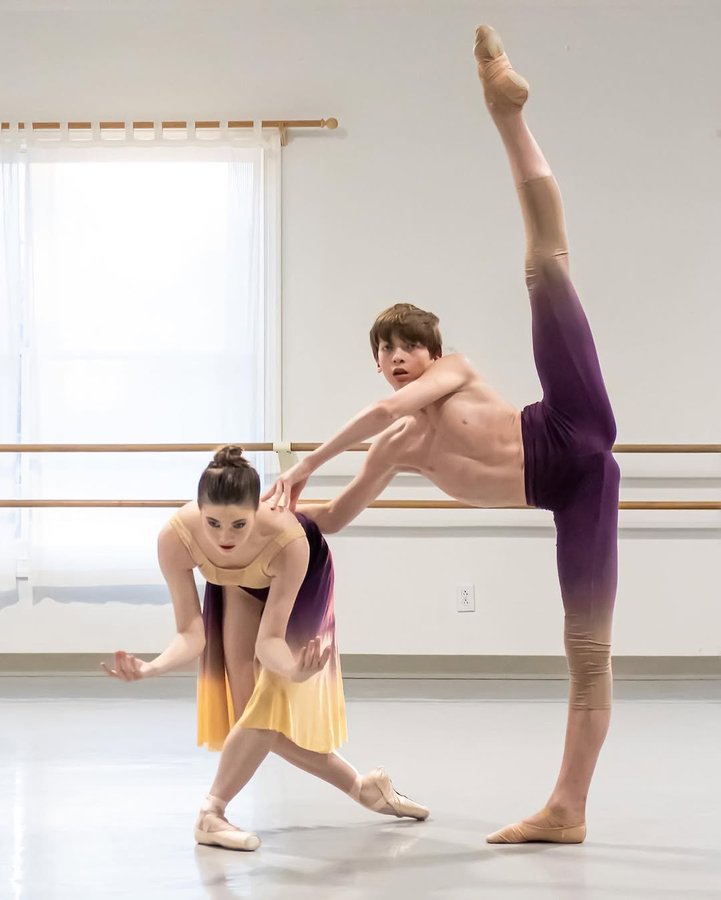 Instagram post by @hbyesenikballet for Só Dança. Caption reads: "It's not going to be given to you or laid in your....