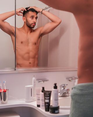 Instagram post by @vikramravoory for Blind Barber. Caption reads: [...] else noticed _____________ Thank you....