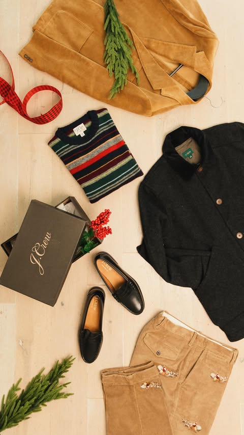 Instagram post by @thecreativegentleman for J.Crew. Caption reads: [...] don’t worry. I’ve cracked the code. @jcrew....