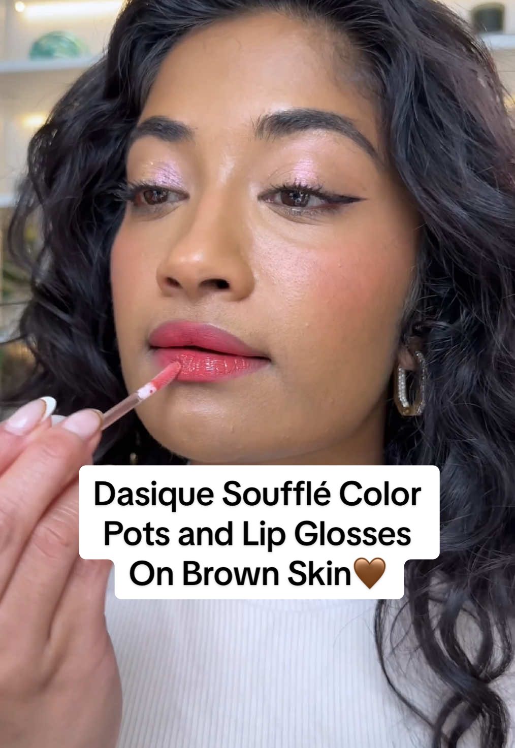 TikTok post by @monica.raviii for Dasique. Caption reads: [...] not on my radar for 2025 🤣 and these....