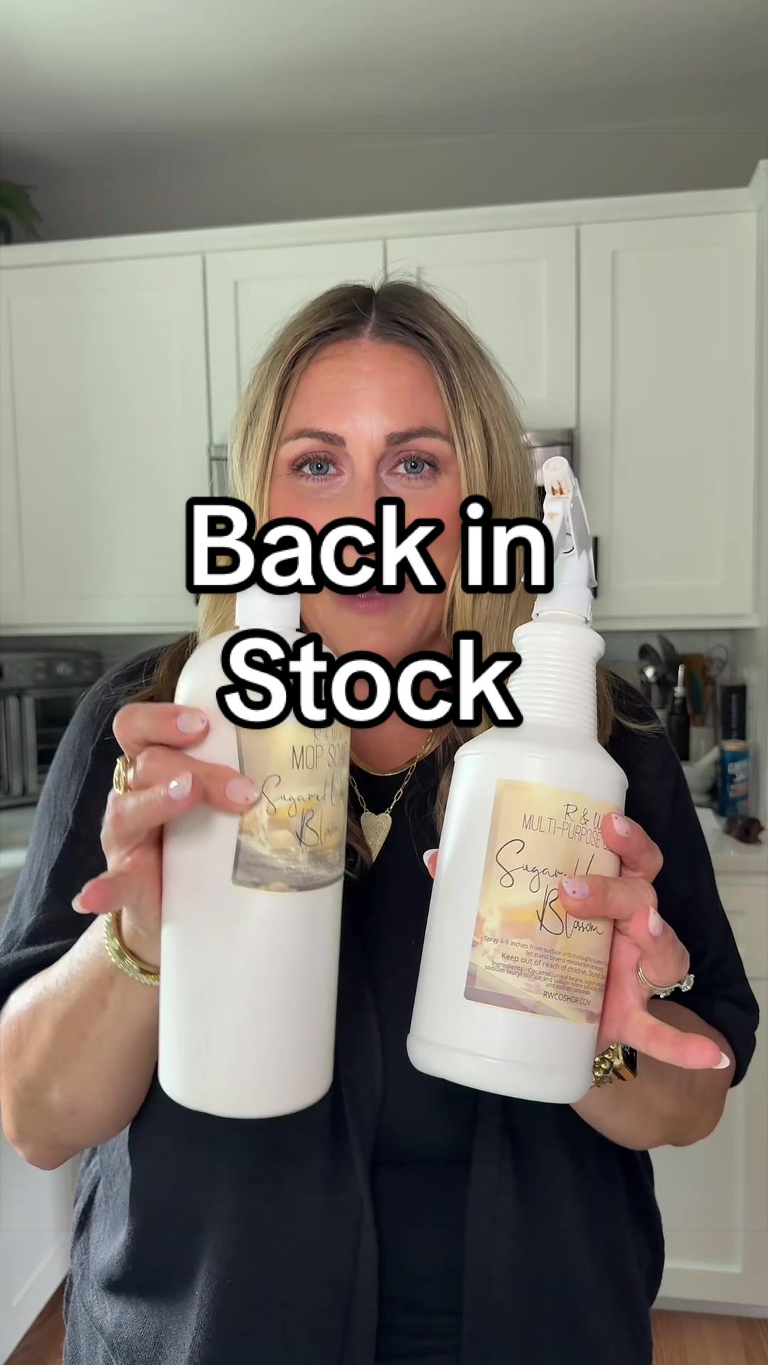 TikTok post by @happyhome_withsara79 for R&W Co.. Caption reads: @R&W Co. restocked the sugared lemon blossom.....