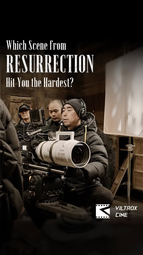 Instagram post by @viltrox.cine for Viltrox. Caption reads: [...] to realize the creative vision on set.....