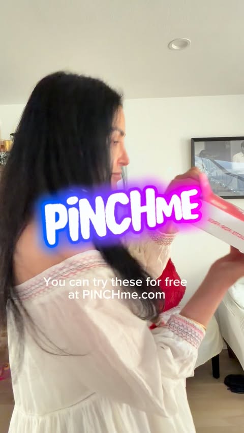 Instagram post by @marjanbmamooie for PINCHme. Caption reads: [...] you say free products in exchange for....