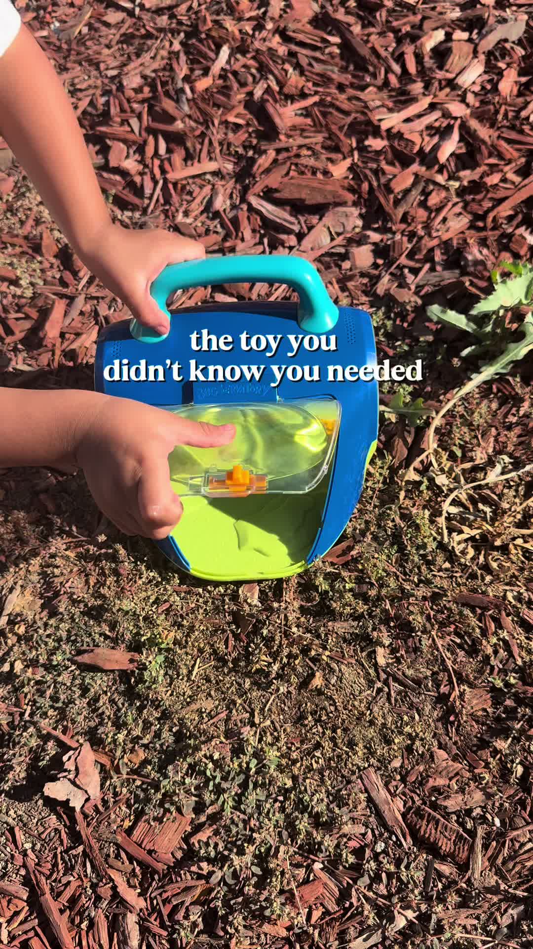TikTok post by @playtimewithseb for Educational Insights. Caption reads: [...] catching bugs with the help of @Educational....