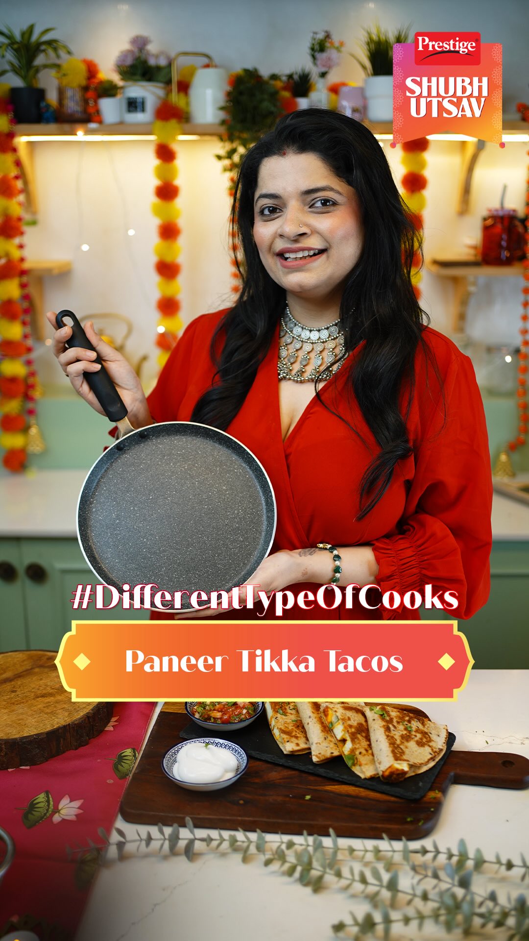 Instagram post by @harshita.masterchef for TTK Prestige. Caption reads: Itne saare amazing entries aaye, you all made my....