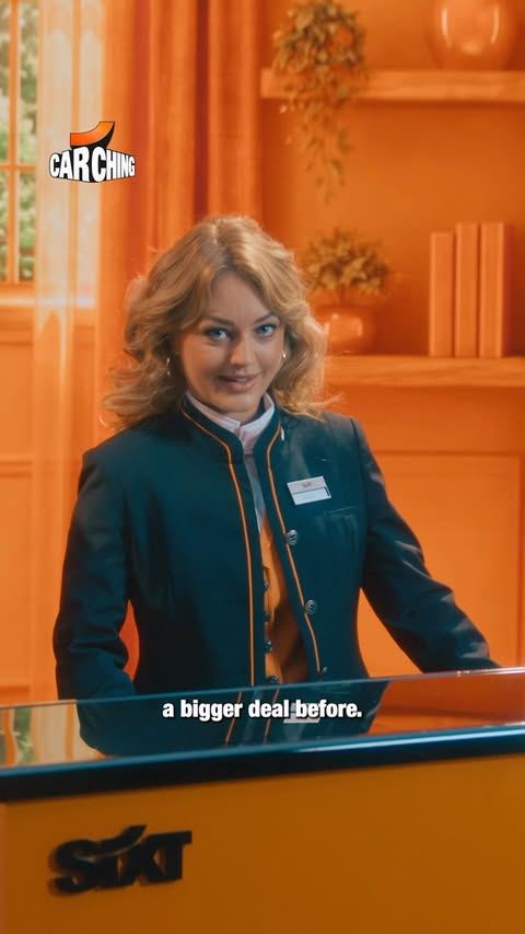 Instagram post by @nukivanlent for SIXT. Caption reads: [...] our fleet and don’t forget to become a SIXT....