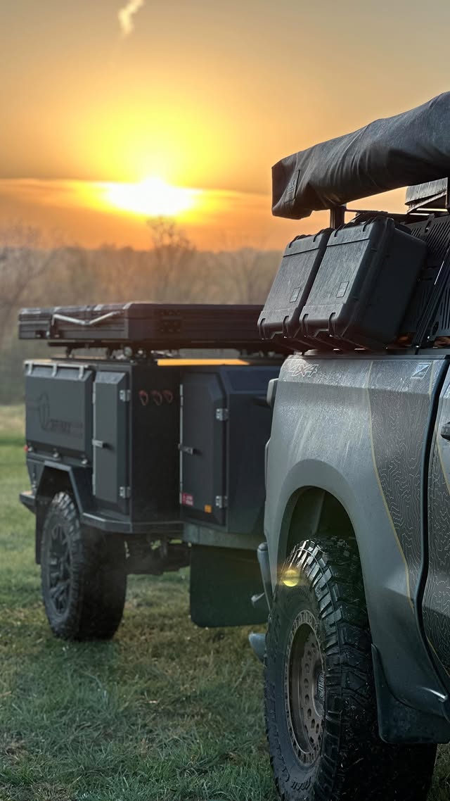 Instagram post by an influencer for Expedition Trailers. Caption reads: [...] • ✪ Brand Ambassador: @expeditiontrailersinc....