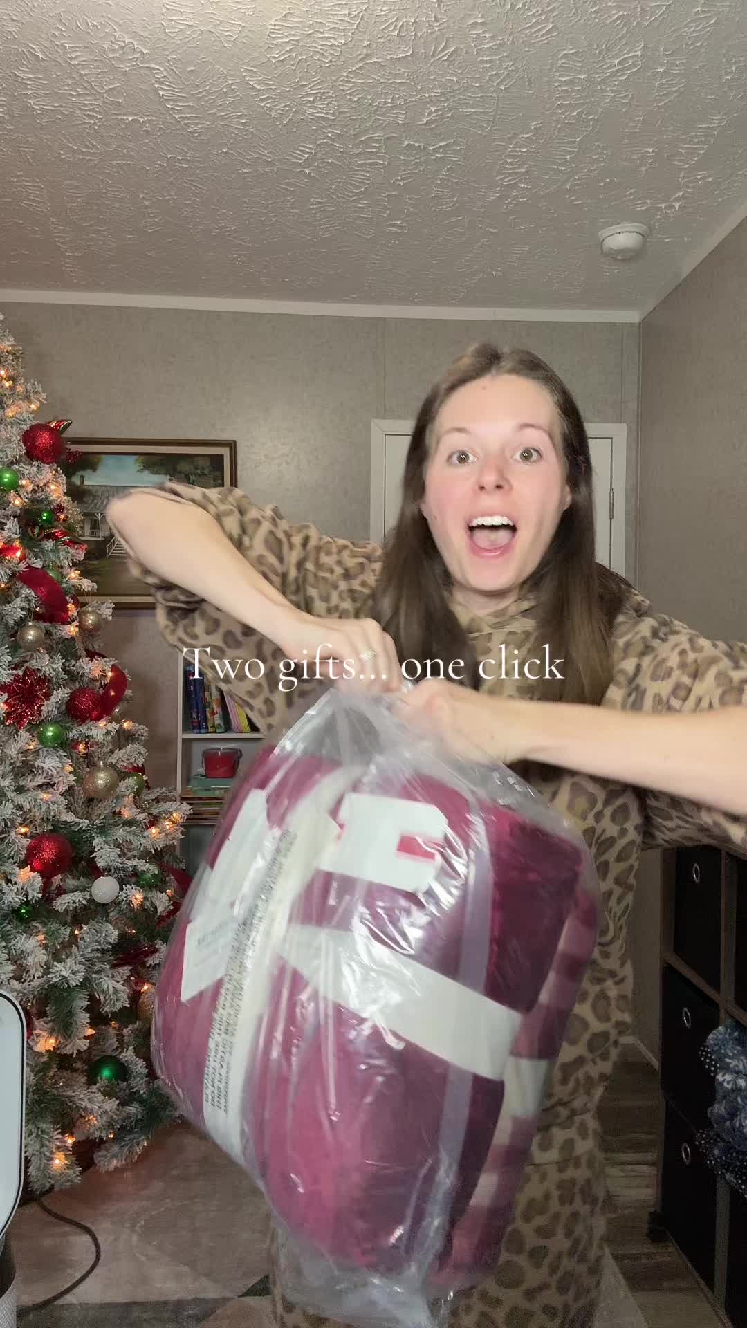 TikTok post by @alyssamarie0021 for QVC. Caption reads: [...] #SuperBrandDayBFCM #openyourstory @QVC, Inc....
