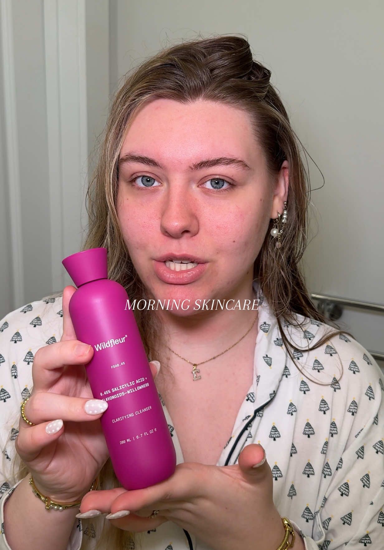 TikTok post by @ashley_w65 for Experiment Beauty. Caption reads: Good morning and happy Sunday!! What’re your plans....