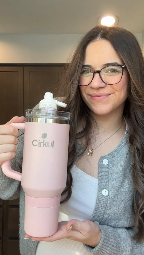 Instagram post by @tiana.doing.things for Cirkul. Caption reads: ASMR make a water with me ft. @drinkcirkul 💧....