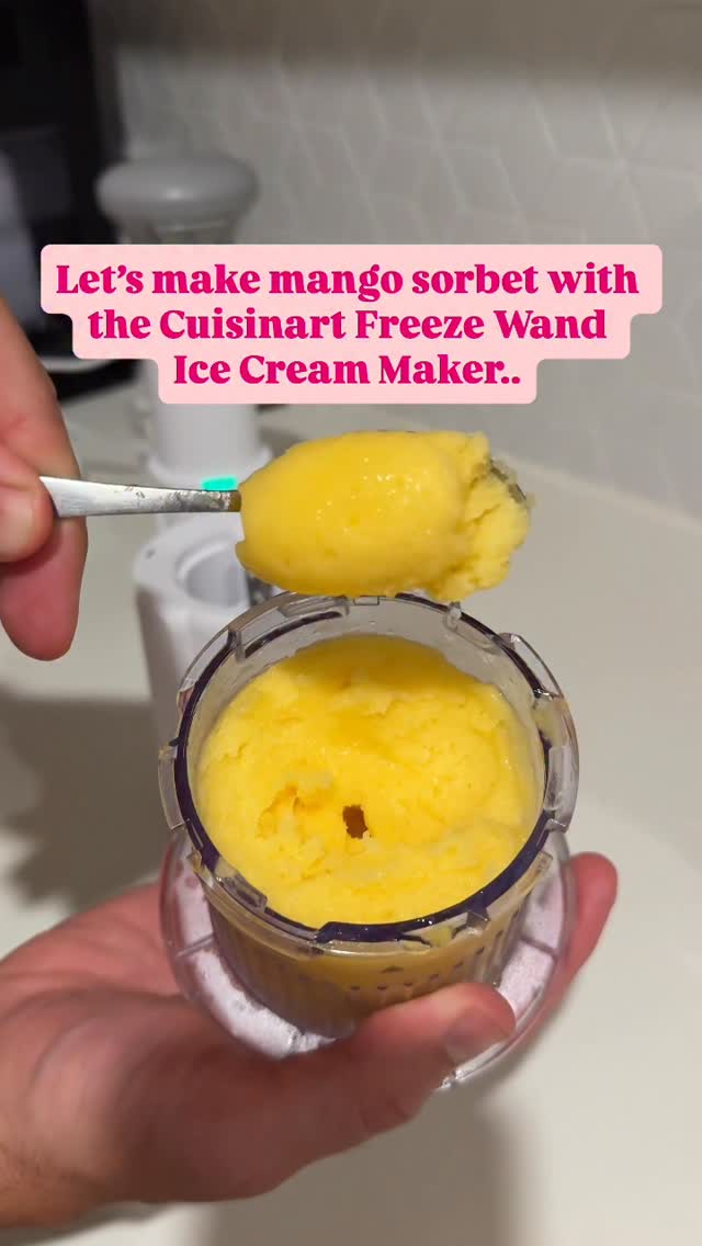 Instagram post by @dailywithcass for Cuisinart. Caption reads: @cuisinart_au sent me their Freeze Wand Ice Cream....