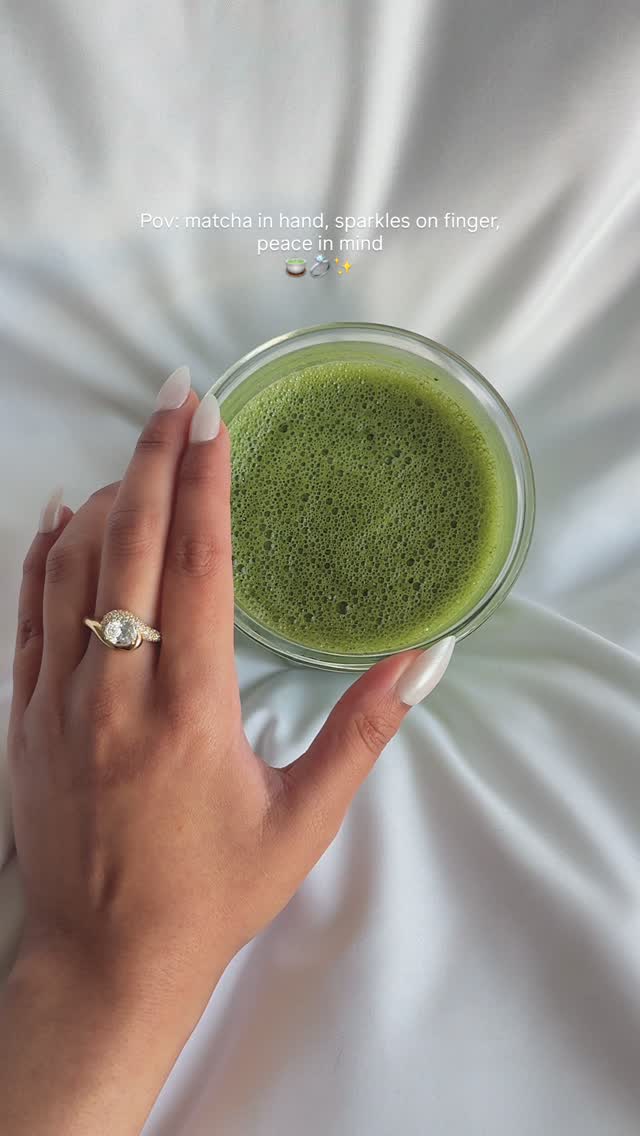 Instagram post by @blushandbloomskin for Jewells. Caption reads: [...] of sparkle you can’t stop staring at....