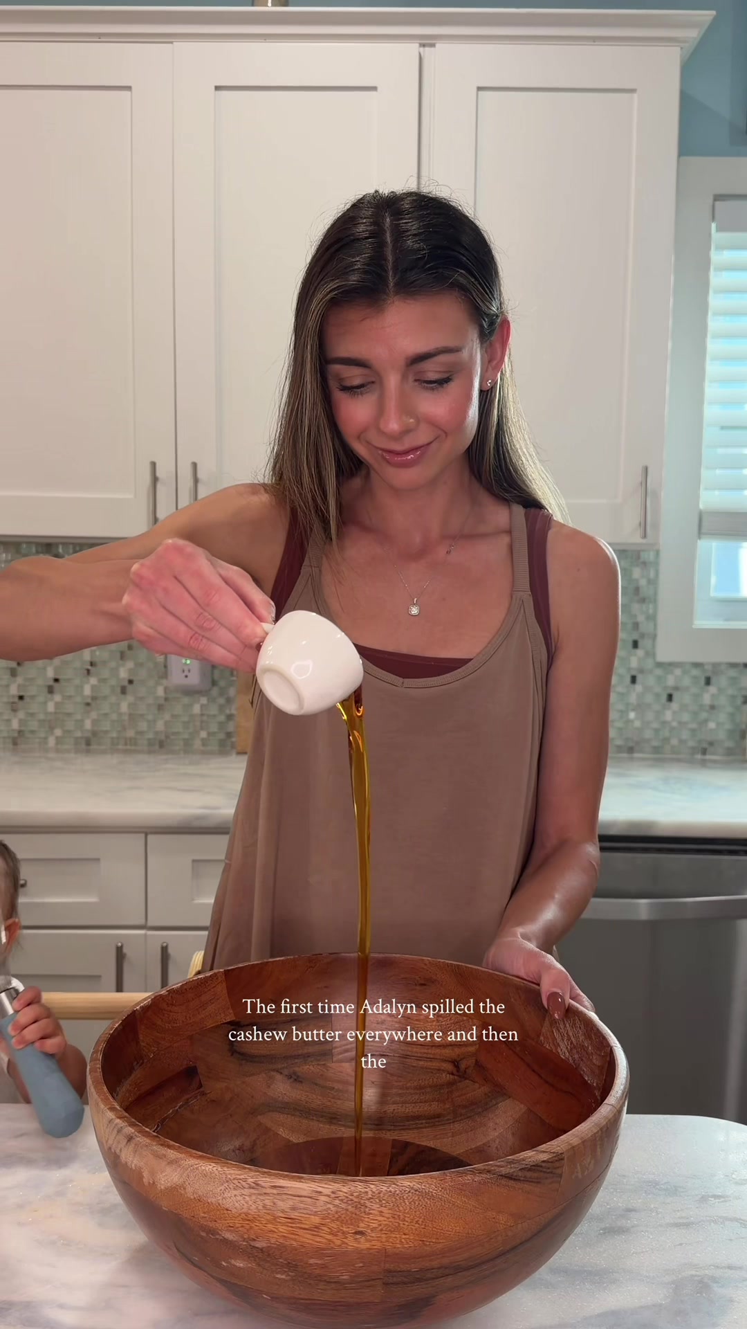 TikTok post by @cookingkatielady for Hu Kitchen. Caption reads: Healthy No Bake Pumpkin Cookie Dough Bars....