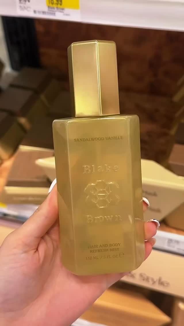 Instagram post by @boujeefindsofficial for Blake Brown Beauty. Caption reads: 🔗 in my TARGET STRFRNT under “Perfume” ❤️....