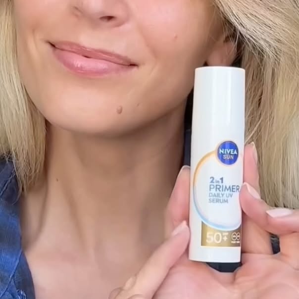 Instagram post by @makeupbykaca_ for NIVEA Polska. Caption reads: [reklama] Jeśli mam tu osoby, które niechętnie....