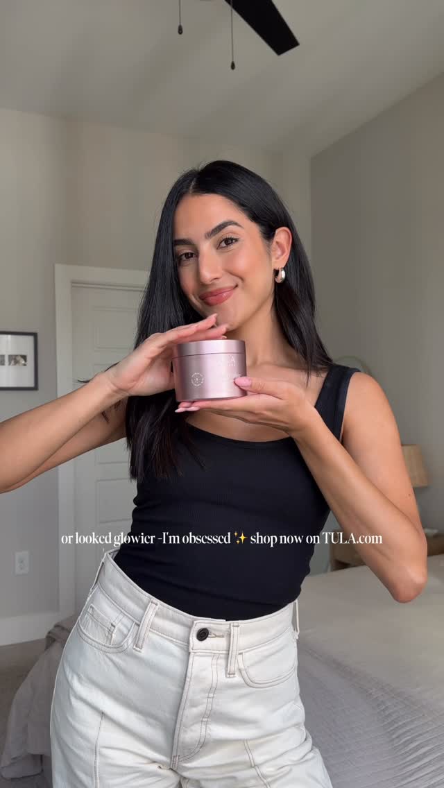 Instagram post by @alondrapriscilla for TULA. Caption reads: @tula knew what they were doing with the new....