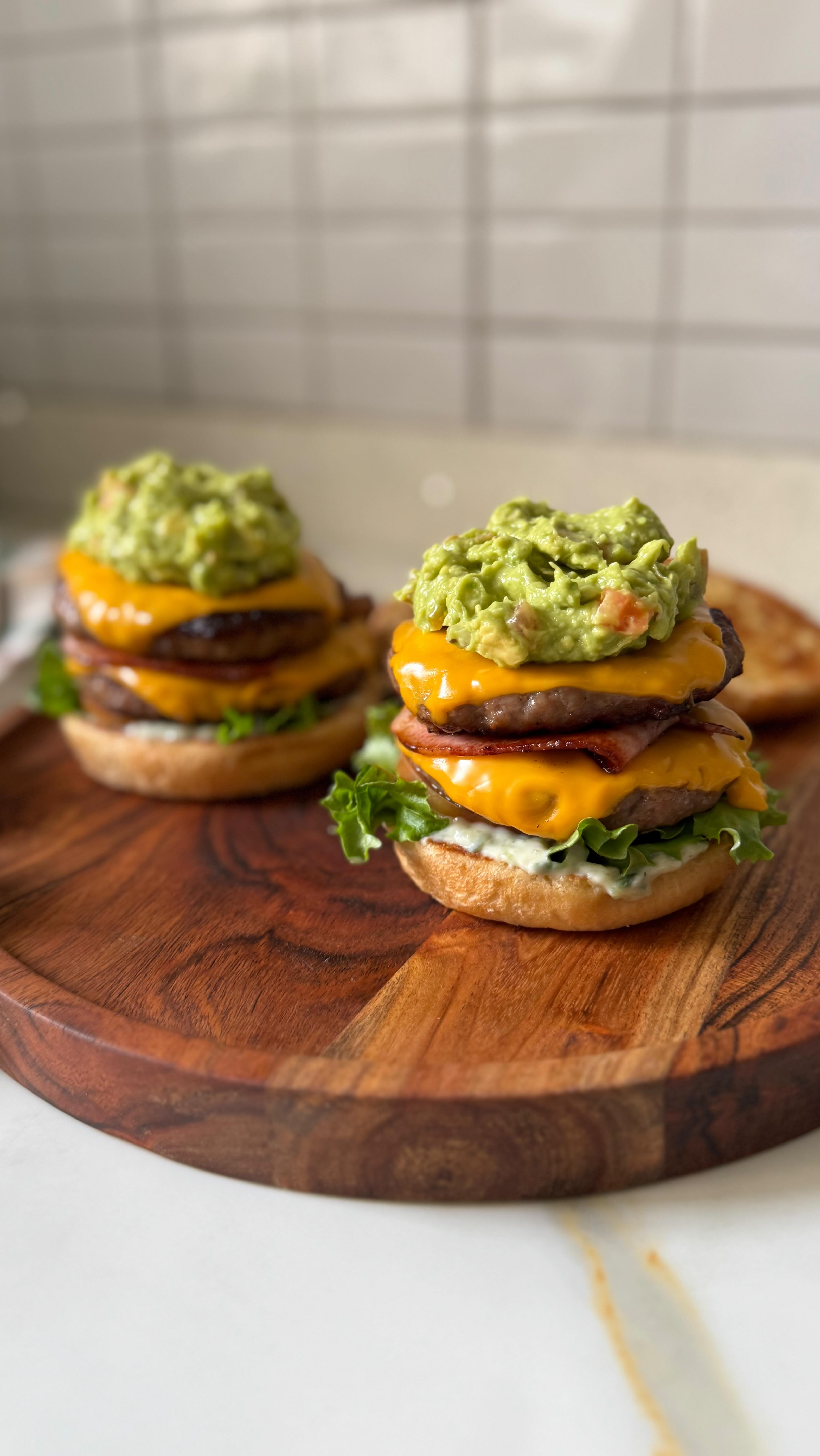 Instagram post by @vees_cooking for Pick n Pay. Caption reads: Burger Fridays with Hass

Avocados are in season....