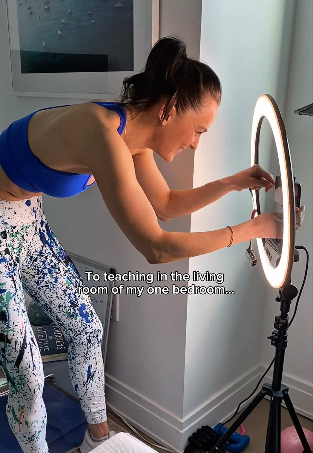 TikTok post by @meganroup for The Sculpt Society. Caption reads: As someone who’s always moving the goal post, I....