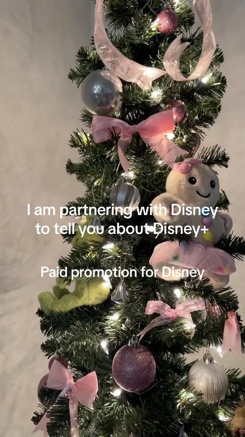 Instagram post by @averi.carlson for Intern Queen. Caption reads: [...] holidays from me and @disneyplus....