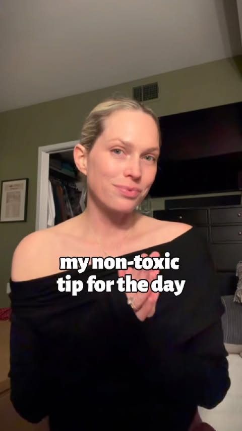 Instagram post by @erinfoster for Favorite Daughter. Caption reads: You know I love a good non-toxic tip. Here’s one....