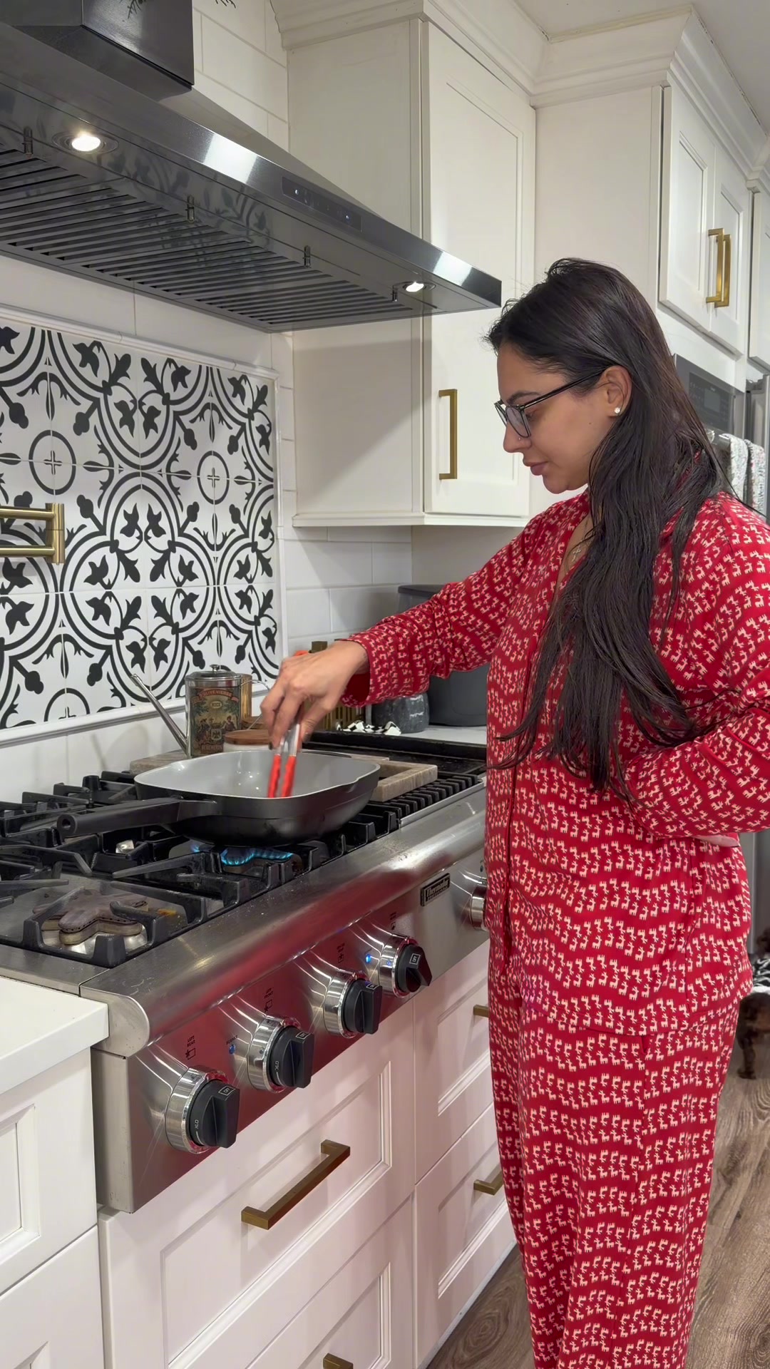 TikTok post by @em.loren_ for Native Pet. Caption reads: We are in puppy bliss over here even with 6 am....