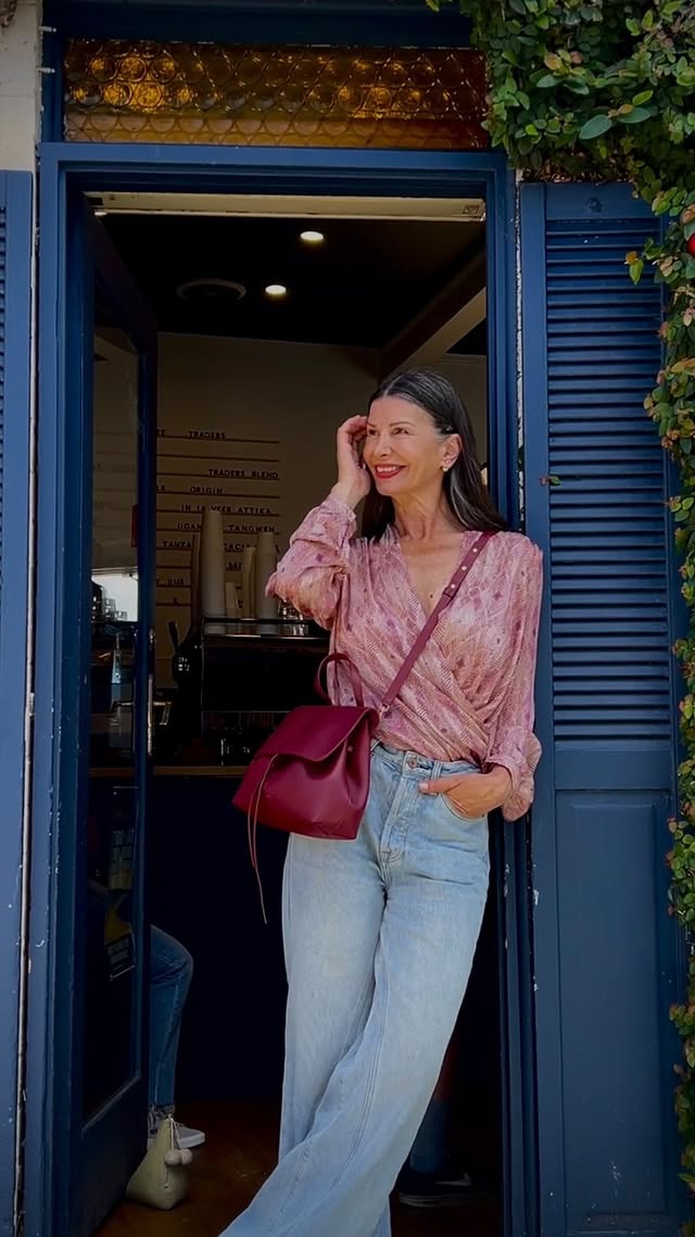 Instagram post by @violeta.zuvela for Mansur Gavriel. Caption reads: Welcome New @mansurgavriel bag. I think we will be....