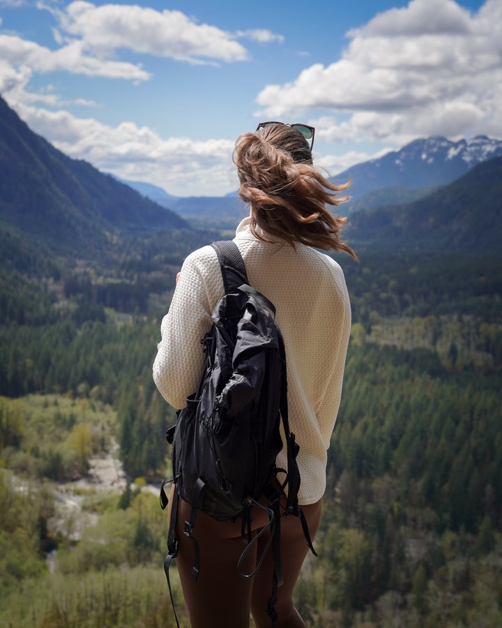 Instagram post by @missholldoll for Free Country. Caption reads: [...] in this UltraFill Cowl Neck Top by....