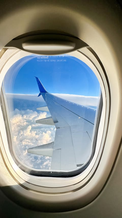 Instagram post by @kalialexandria for Southwest Airlines. Caption reads: Unwrapping a little holiday magic ✨✈️ #ad....