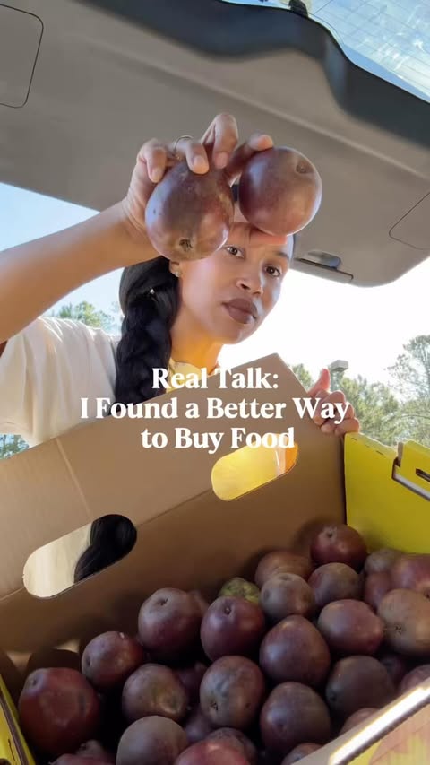 Instagram post by @amourhairvideos for Azure Standard. Caption reads: comment “REAL” and I’ll send you the link and....