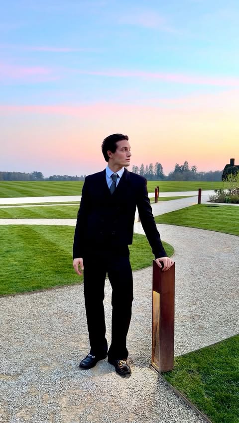 Instagram post by @gabriele for Creed Fragrance. Caption reads: [...] London and the countryside with....
