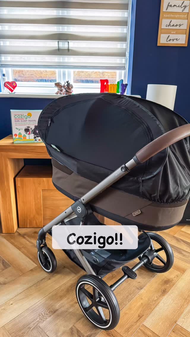 Instagram post by @create_make_and_play for CYBEX. Caption reads: [...] with baby soon! Featuring our buggy from....