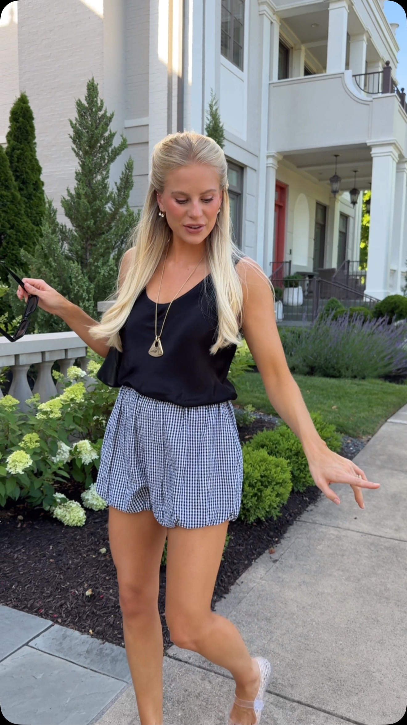 Instagram post by @kathleen.post for Nordstrom. Caption reads: Comment “SHOP” for outfit links, also linked in....