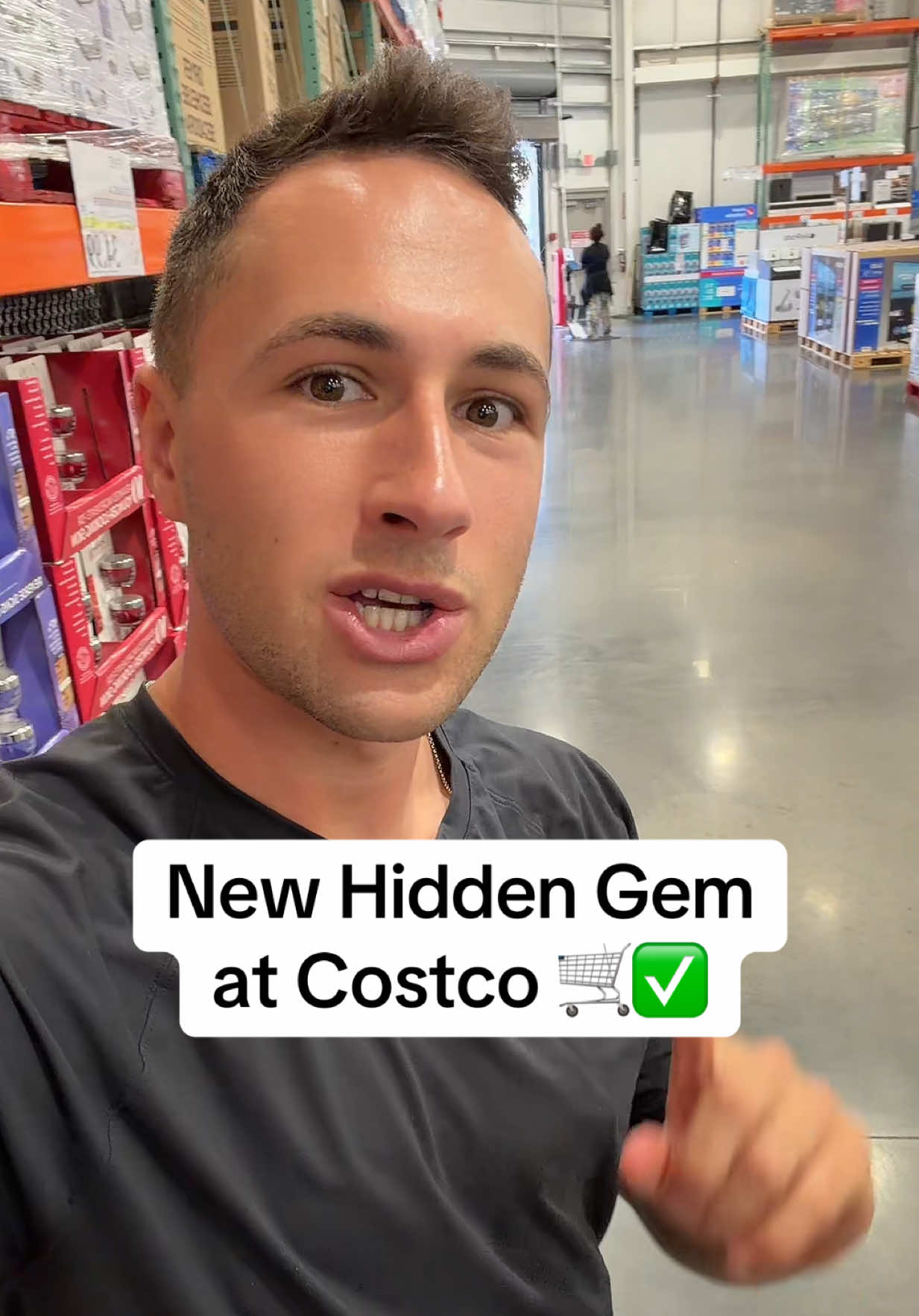 TikTok post by @healthwithhunter for Grüns. Caption reads: New hidden gem at Costco 👀 I found my @Grüns....