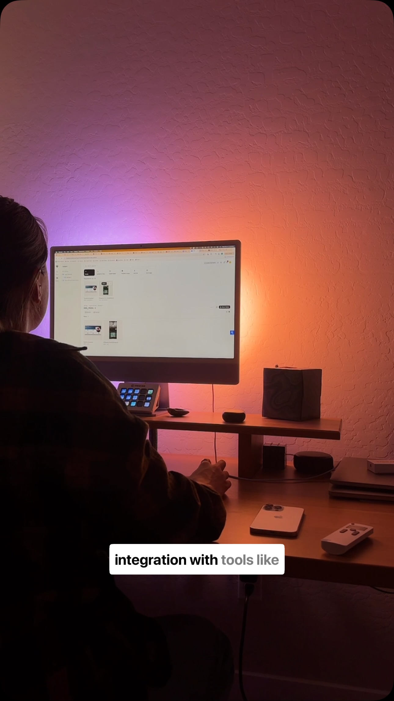 Instagram post by @taylormitchell.io for Dropbox. Caption reads: [...] seamless organization. That’s why @dropbox....