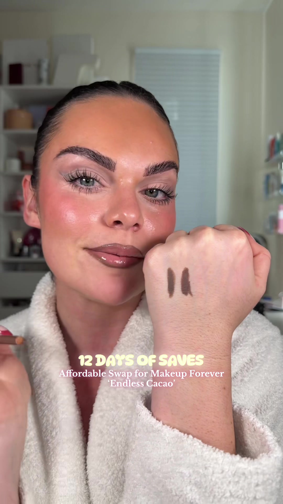 TikTok post by @kristynhoffman96 for Morphe. Caption reads: @Morphe Cosmetics continues to do the dang thing....