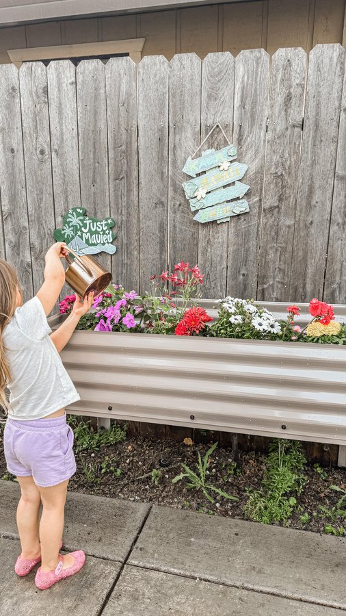 Instagram post by @haleymartinoxo for Best Choice Products. Caption reads: Love grows here 🌸🌷🫶

We are ready for spring....