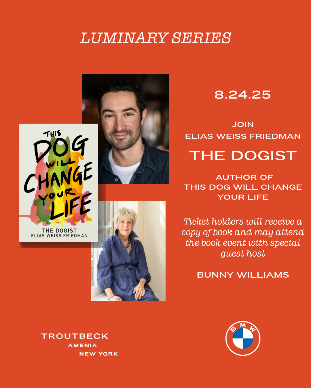 Instagram post by @thedogist for Penguin Random House. Caption reads: Selling Fast! Join @thedogist in conversation with....