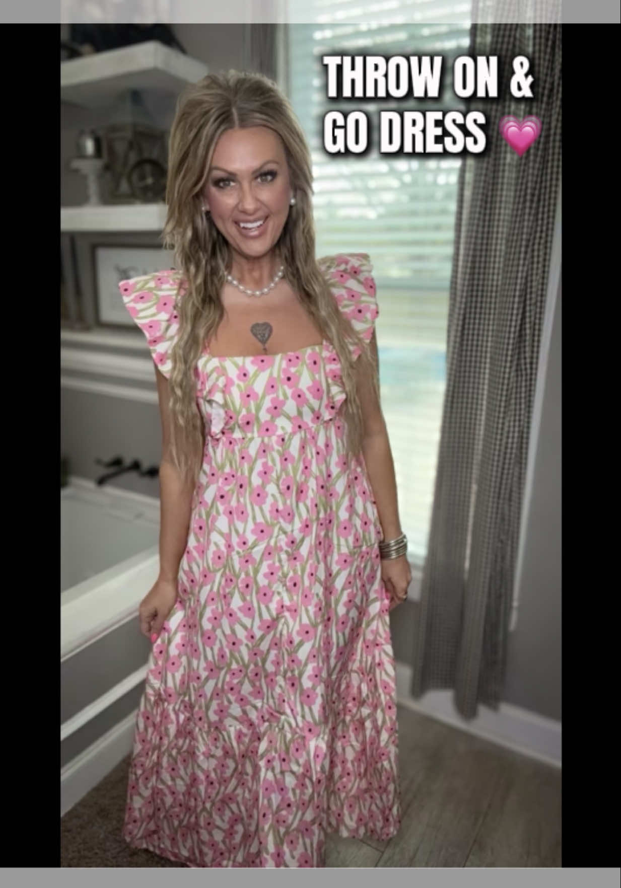 TikTok post by an influencer for Mntaor. Caption reads: [...] dress for spring/summer 💗 @Mntaor....