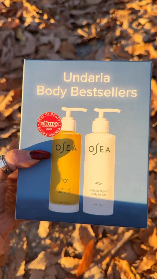 Instagram post by @megadams32 for OSEA Malibu. Caption reads: #holidayshopping  with @oseamalibu and their all....