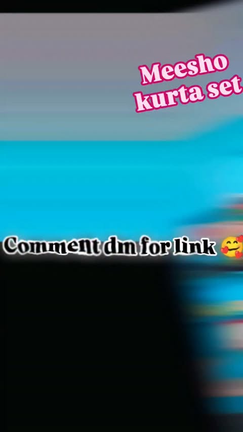 Instagram post by @dreaming.priya for Meesho. Caption reads: Comment dm for link 🔗🔗🔗🔗... @meeshoapp....