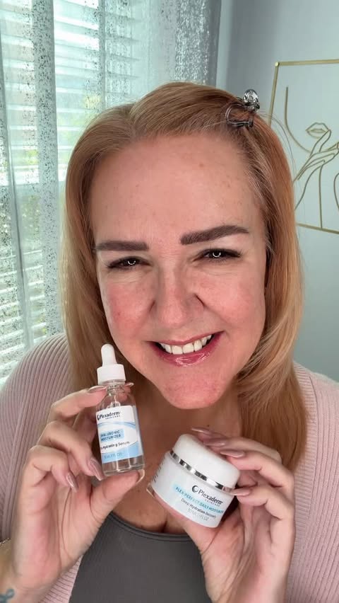Instagram post by an influencer for Plexaderm. Caption reads: [...] skin on their face? 💁🏼‍♀️ @plexaderm and....