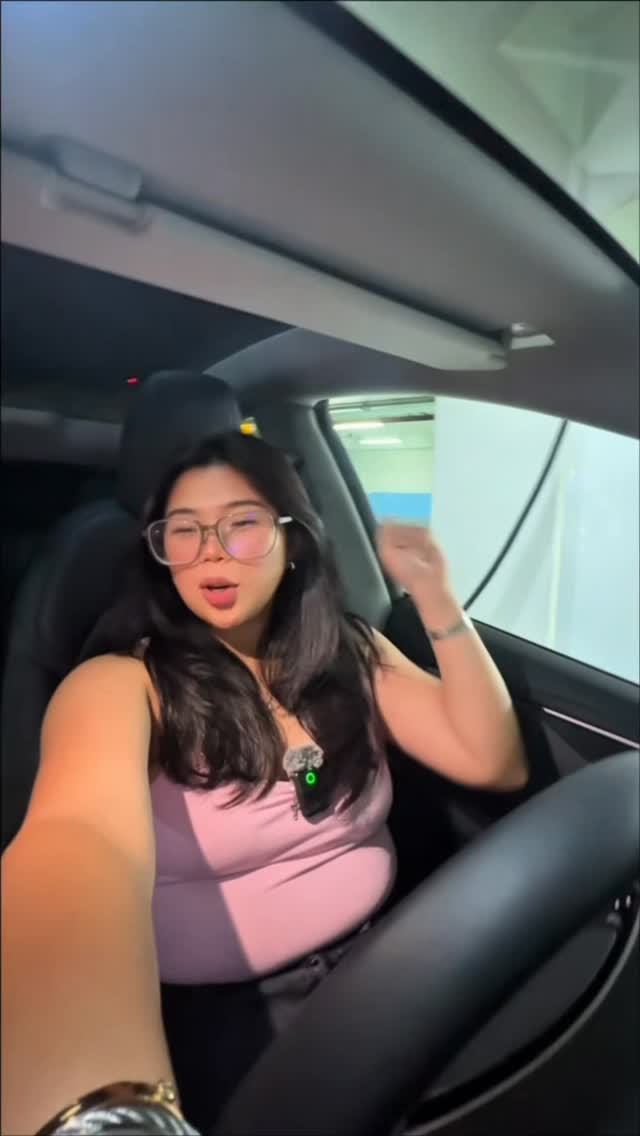 Instagram post by @queennielopez for Tesla. Caption reads: [...] it already. Thanks for the experience....