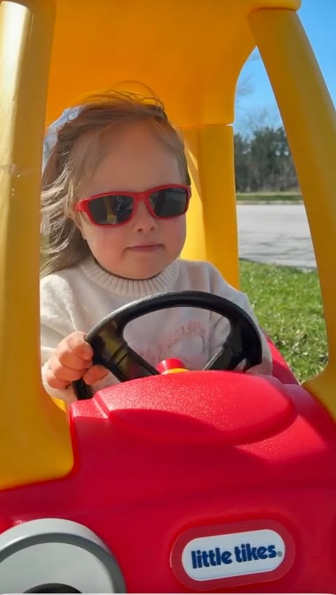 Instagram post by @makingmilliestones for Little Tikes. Caption reads: [...] but she’s right in the game! Little Tikes....