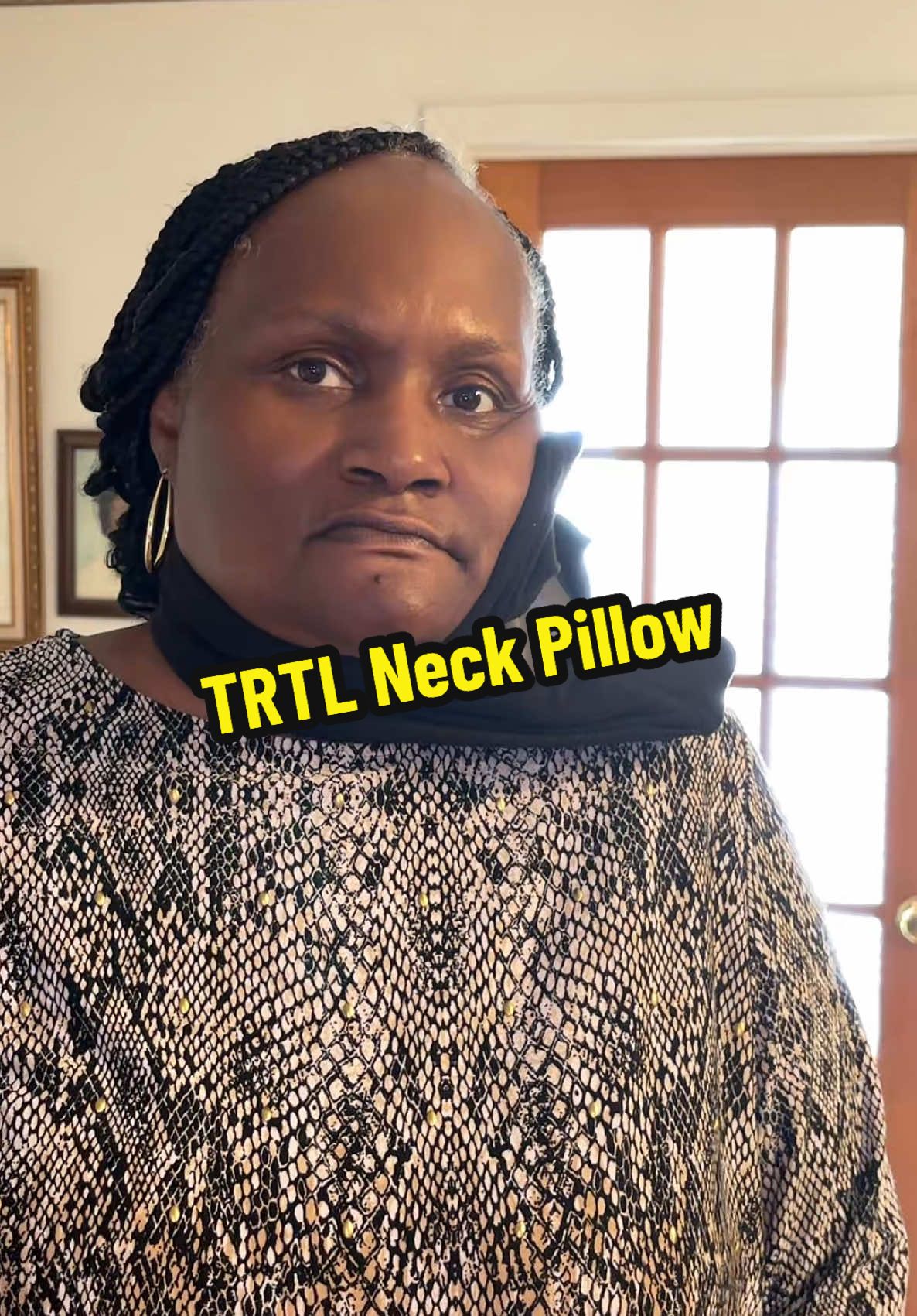 TikTok post by @reyahthelastdragon for Trtl Travel. Caption reads: [...] isn’t a regular travel pillow. The....