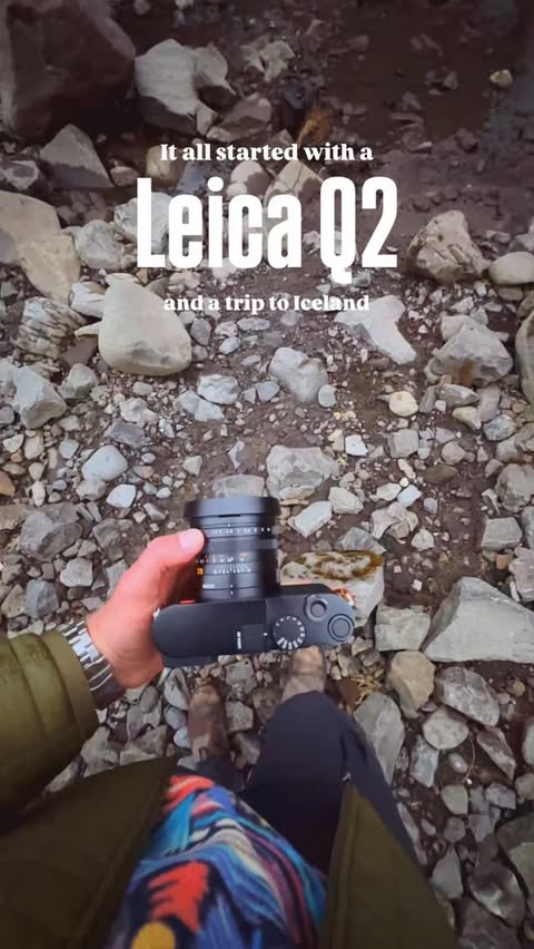 Instagram post by @jonnyroams for Leica Camera. Caption reads: Three years ago I felt stuck, creatively numb. So....