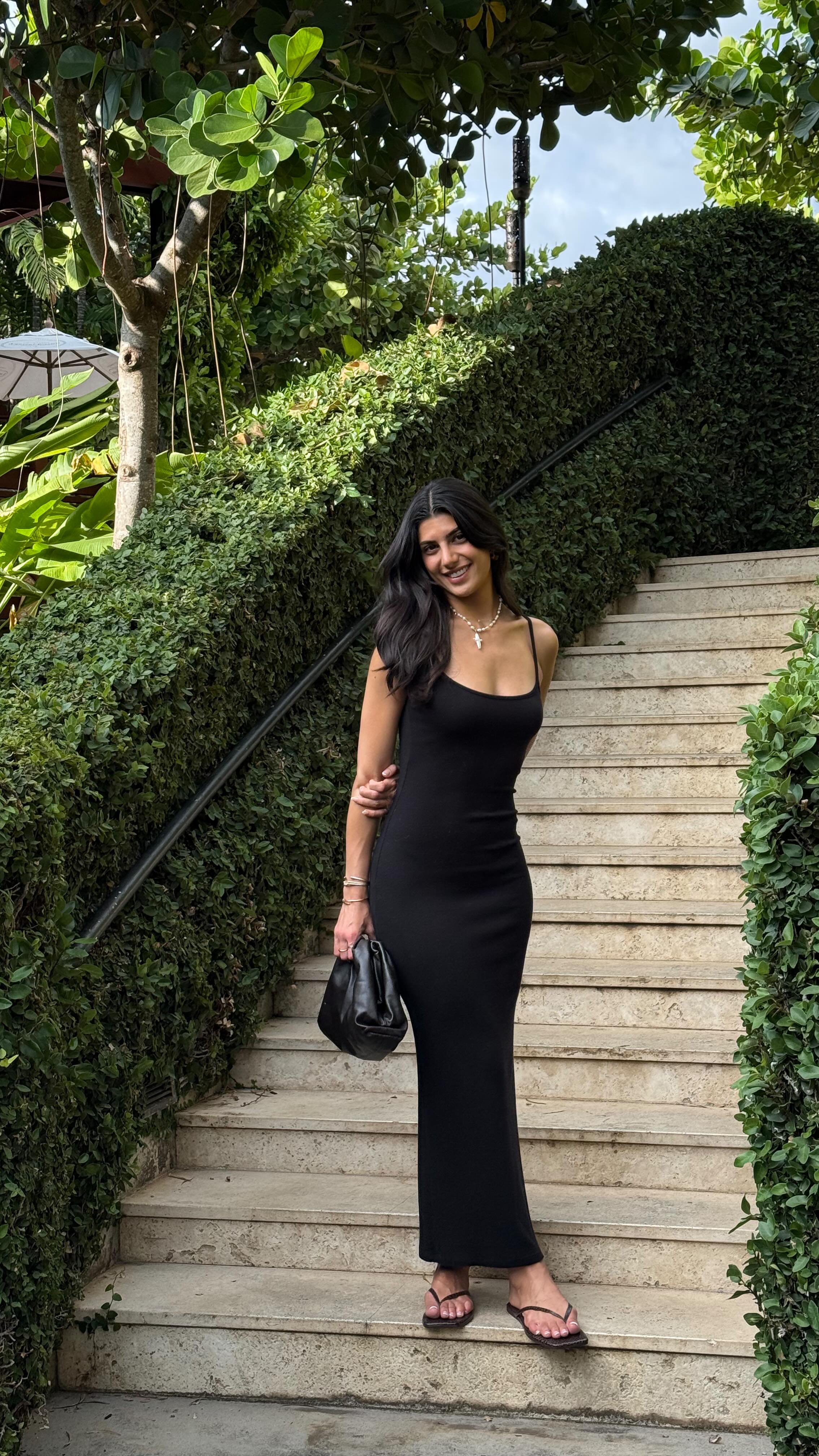 Instagram post by @mananamariee for Briogeo. Caption reads: Using the Briogeo Sleek Stick from @sephora for....