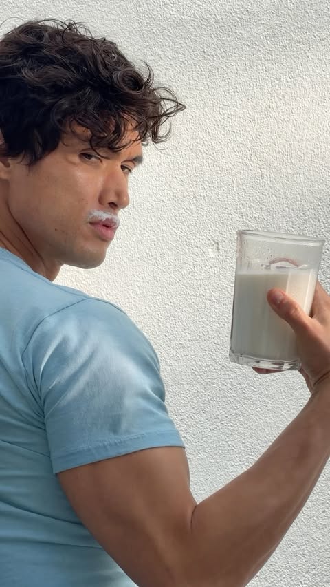 Instagram post by @melton for Gonna Need Milk. Caption reads: If the internet is thirsty, give it milk.....
