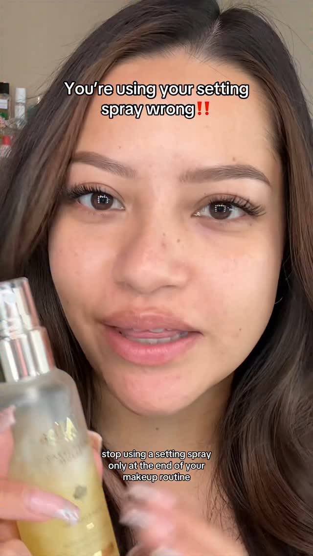 Instagram post by @slaybyjess for dalbaglobal. Caption reads: How to prevent cakey makeup with the @dalba_global....